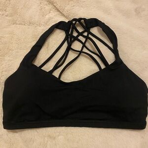 lululemon athletica Black Strappy Sports Bra